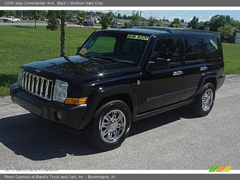 Black / Medium Slate Gray 2006 Jeep Commander 4x4