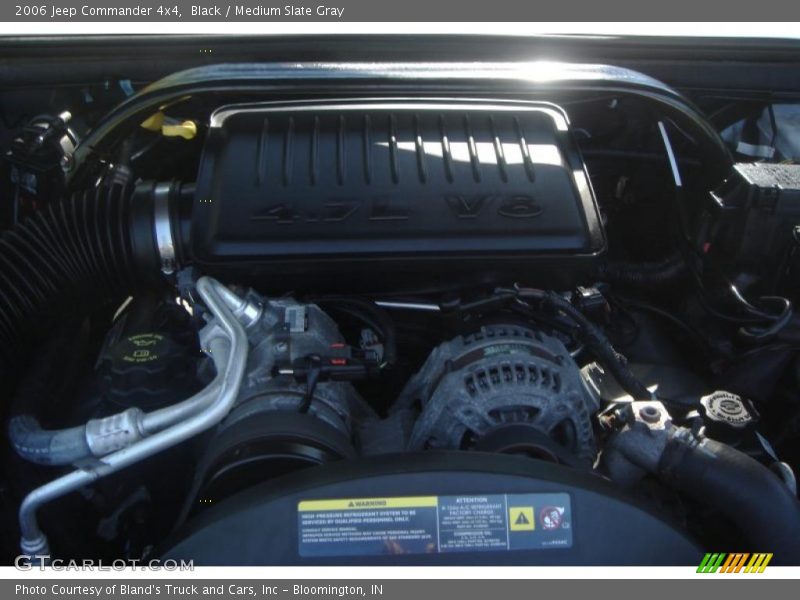 Black / Medium Slate Gray 2006 Jeep Commander 4x4