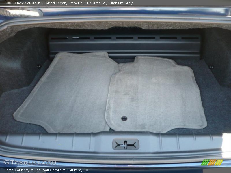 Imperial Blue Metallic / Titanium Gray 2008 Chevrolet Malibu Hybrid Sedan