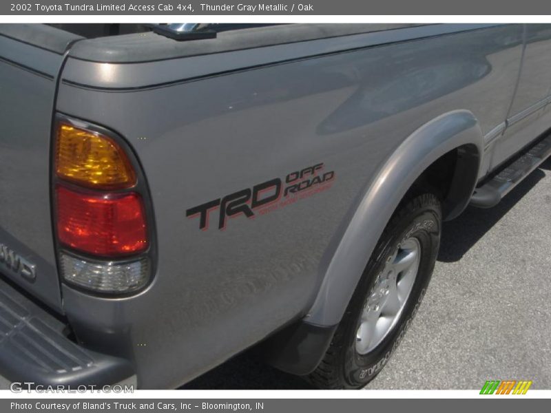 Thunder Gray Metallic / Oak 2002 Toyota Tundra Limited Access Cab 4x4