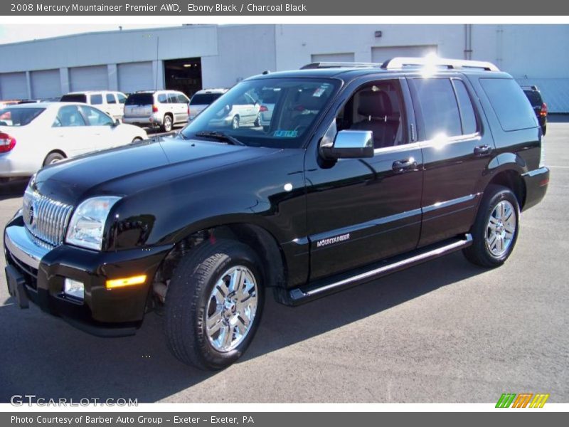 Ebony Black / Charcoal Black 2008 Mercury Mountaineer Premier AWD