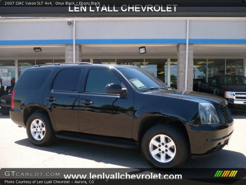 Onyx Black / Ebony Black 2007 GMC Yukon SLT 4x4