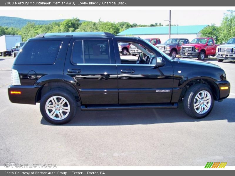 Ebony Black / Charcoal Black 2008 Mercury Mountaineer Premier AWD