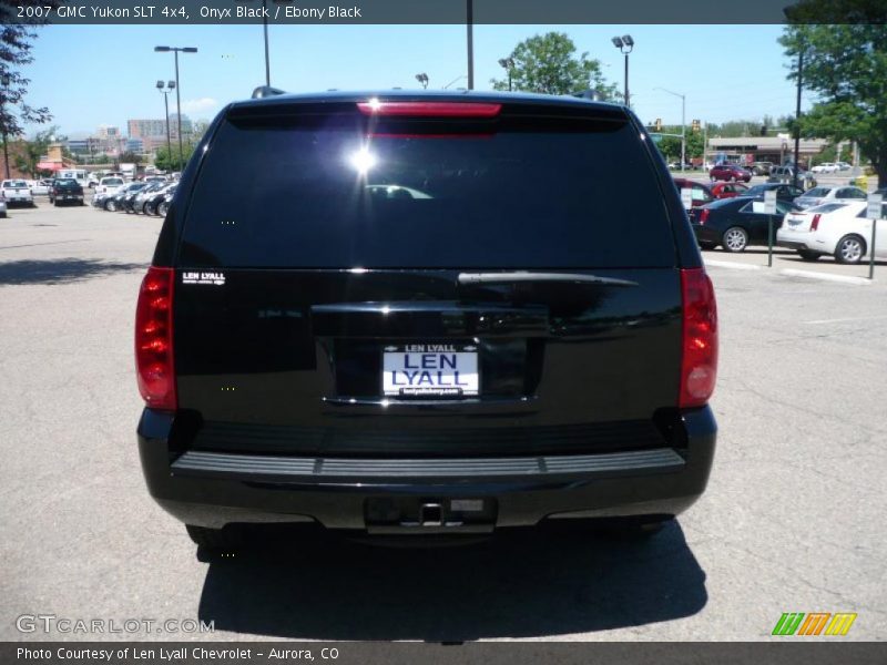 Onyx Black / Ebony Black 2007 GMC Yukon SLT 4x4