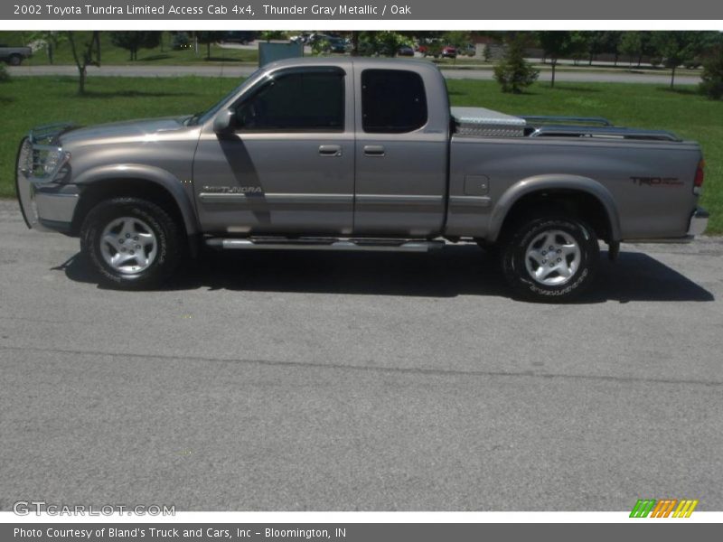Thunder Gray Metallic / Oak 2002 Toyota Tundra Limited Access Cab 4x4