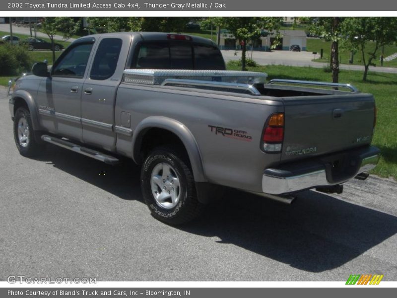 Thunder Gray Metallic / Oak 2002 Toyota Tundra Limited Access Cab 4x4