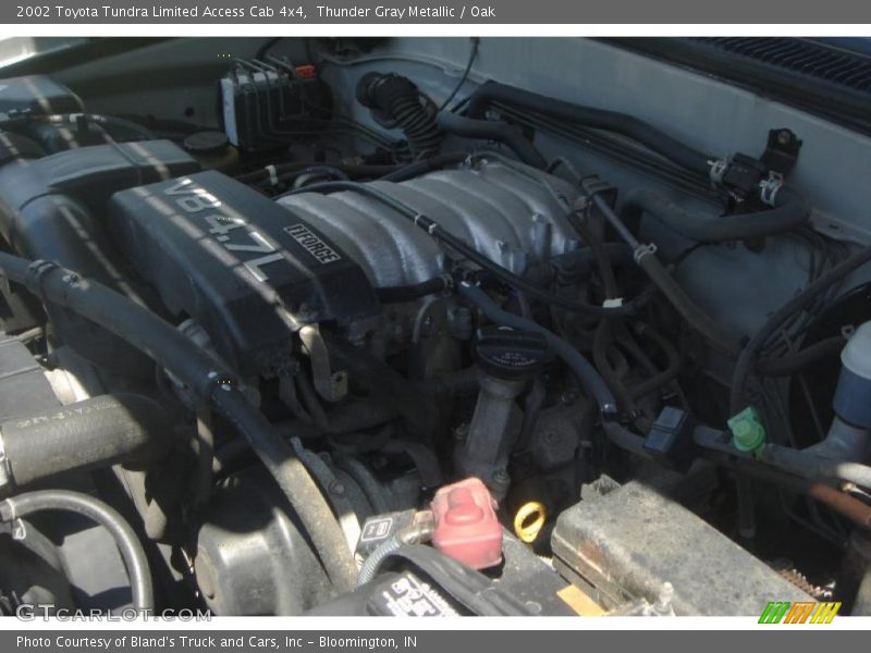 Thunder Gray Metallic / Oak 2002 Toyota Tundra Limited Access Cab 4x4