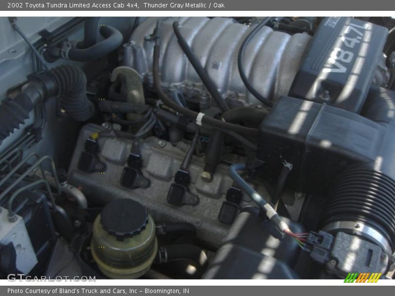 Thunder Gray Metallic / Oak 2002 Toyota Tundra Limited Access Cab 4x4