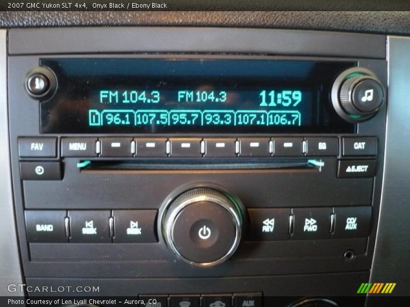 Onyx Black / Ebony Black 2007 GMC Yukon SLT 4x4