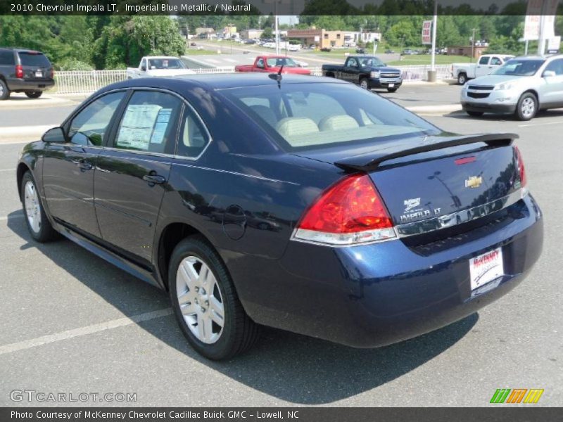 Imperial Blue Metallic / Neutral 2010 Chevrolet Impala LT