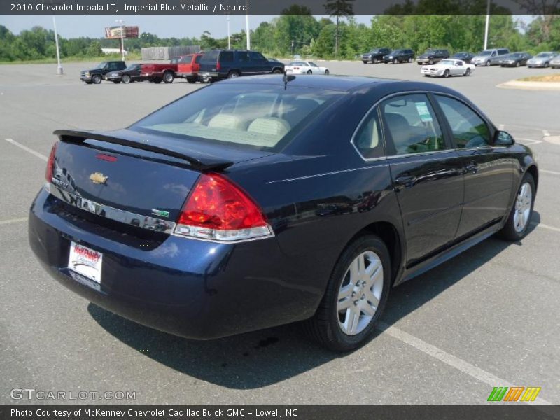 Imperial Blue Metallic / Neutral 2010 Chevrolet Impala LT