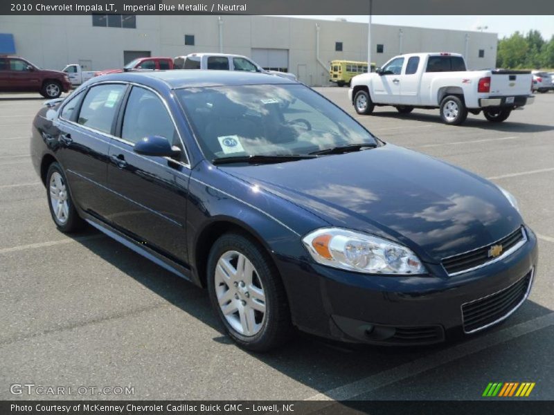 Imperial Blue Metallic / Neutral 2010 Chevrolet Impala LT