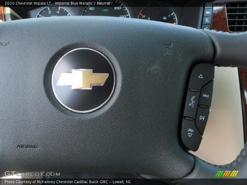 Imperial Blue Metallic / Neutral 2010 Chevrolet Impala LT