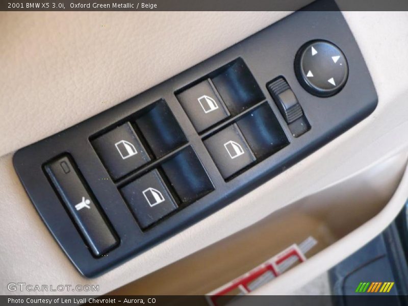 Oxford Green Metallic / Beige 2001 BMW X5 3.0i