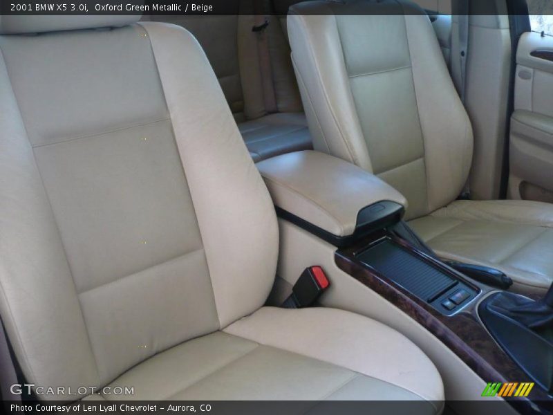 Oxford Green Metallic / Beige 2001 BMW X5 3.0i
