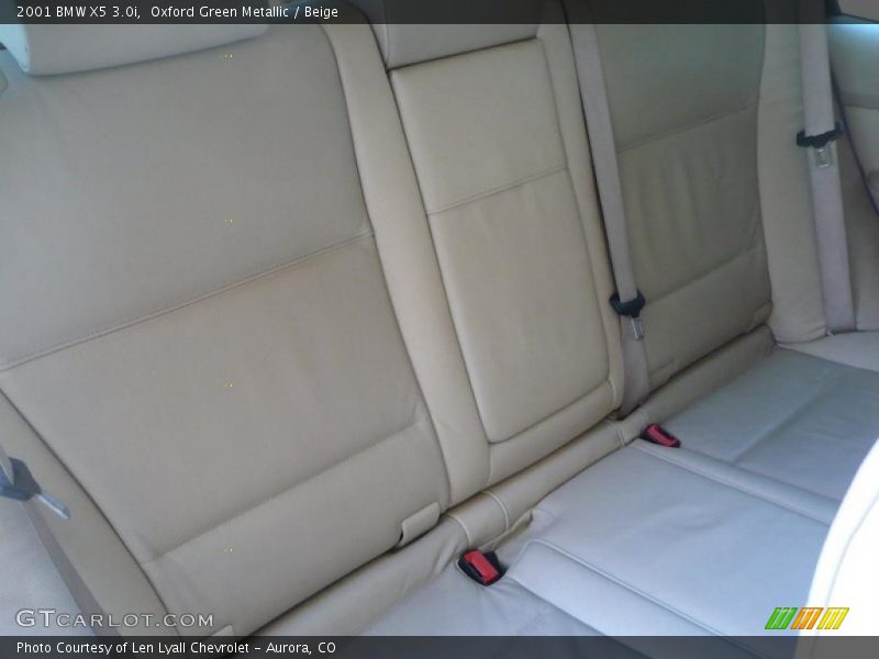 Oxford Green Metallic / Beige 2001 BMW X5 3.0i