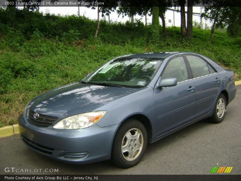 Catalina Blue Metallic / Stone 2003 Toyota Camry LE V6