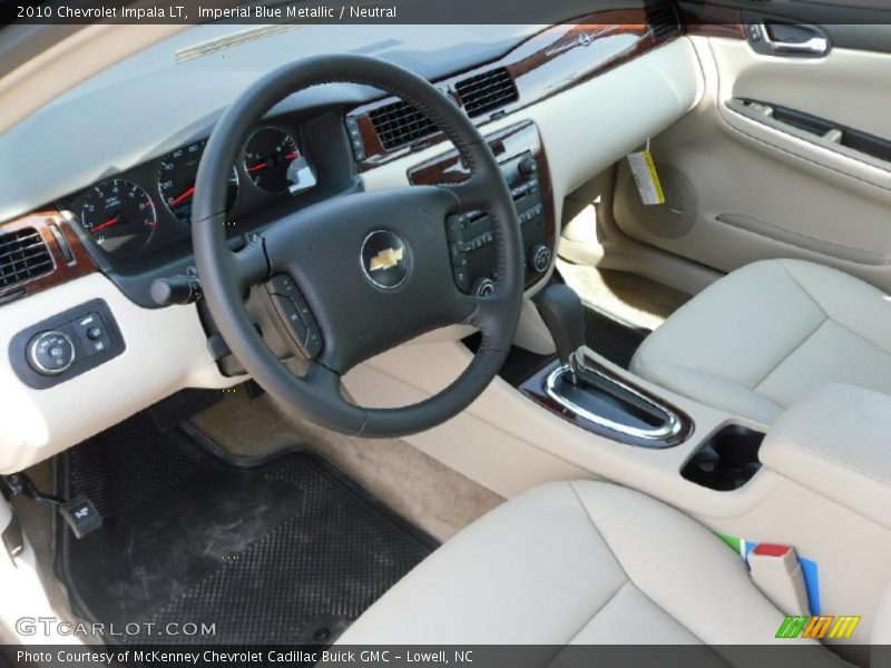 Imperial Blue Metallic / Neutral 2010 Chevrolet Impala LT