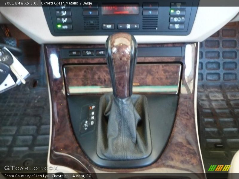 Oxford Green Metallic / Beige 2001 BMW X5 3.0i
