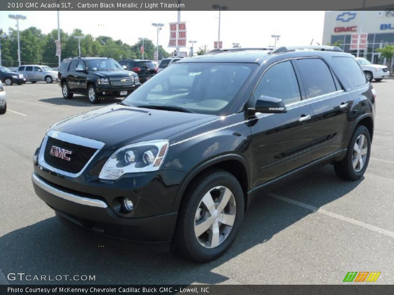 Carbon Black Metallic / Light Titanium 2010 GMC Acadia SLT