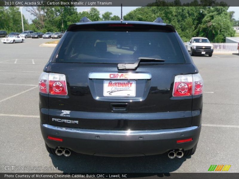 Carbon Black Metallic / Light Titanium 2010 GMC Acadia SLT