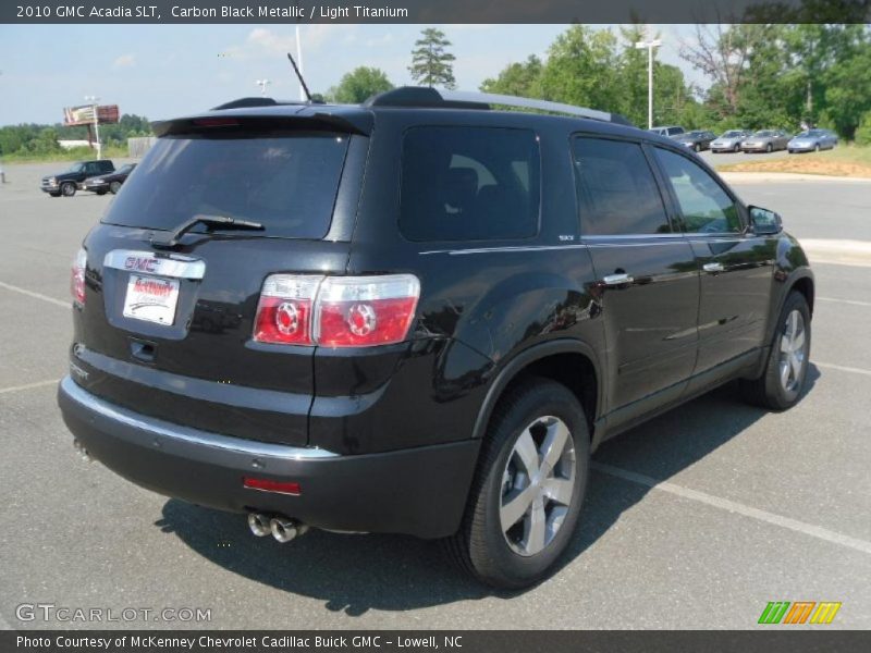 Carbon Black Metallic / Light Titanium 2010 GMC Acadia SLT