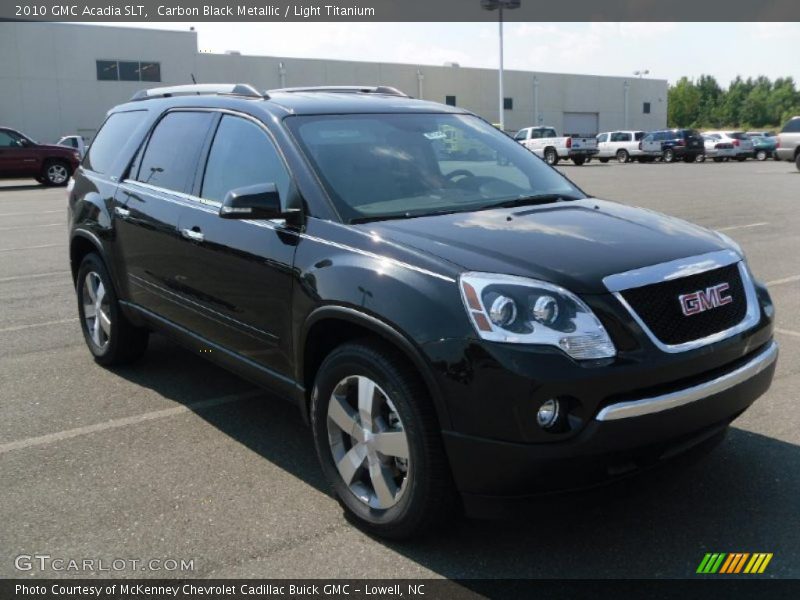 Carbon Black Metallic / Light Titanium 2010 GMC Acadia SLT