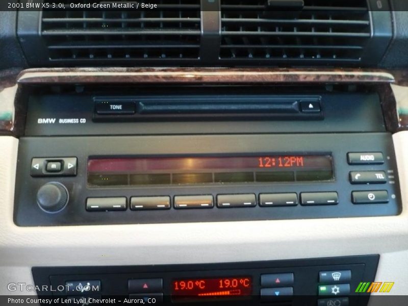 Oxford Green Metallic / Beige 2001 BMW X5 3.0i