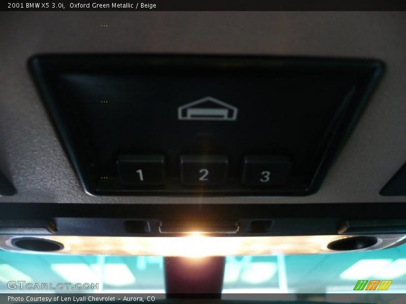 Oxford Green Metallic / Beige 2001 BMW X5 3.0i