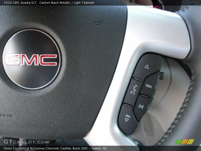 Carbon Black Metallic / Light Titanium 2010 GMC Acadia SLT