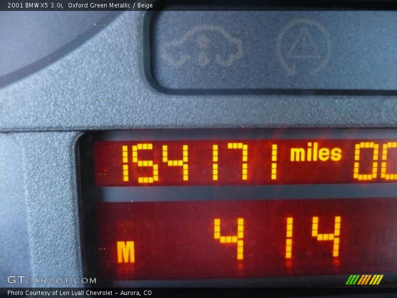 Oxford Green Metallic / Beige 2001 BMW X5 3.0i