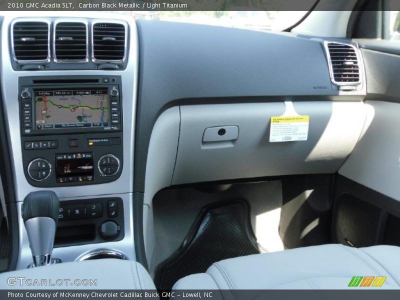 Carbon Black Metallic / Light Titanium 2010 GMC Acadia SLT