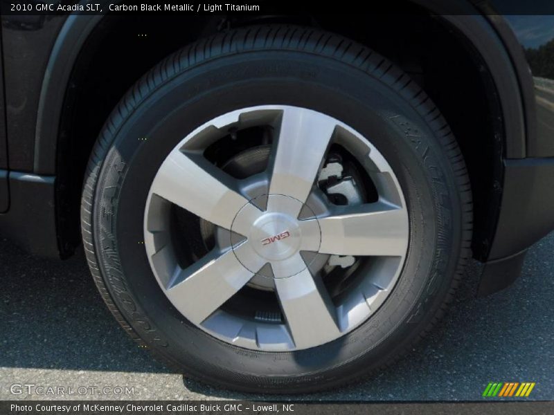 Carbon Black Metallic / Light Titanium 2010 GMC Acadia SLT