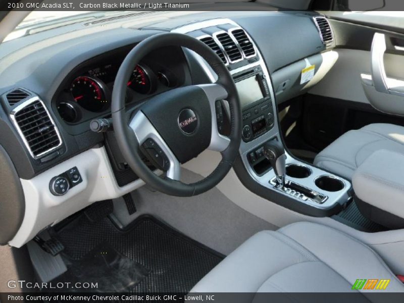 Carbon Black Metallic / Light Titanium 2010 GMC Acadia SLT