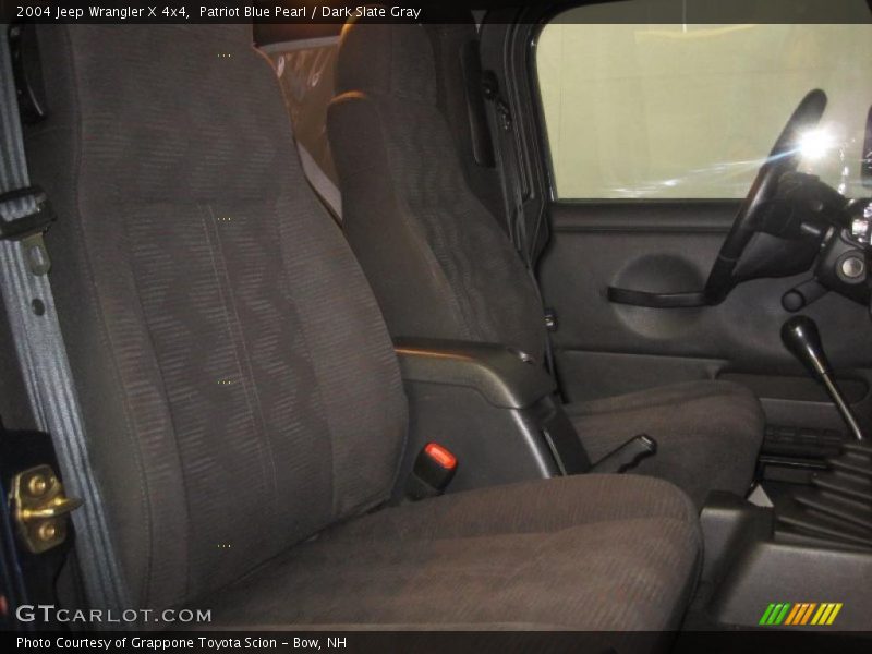 Patriot Blue Pearl / Dark Slate Gray 2004 Jeep Wrangler X 4x4