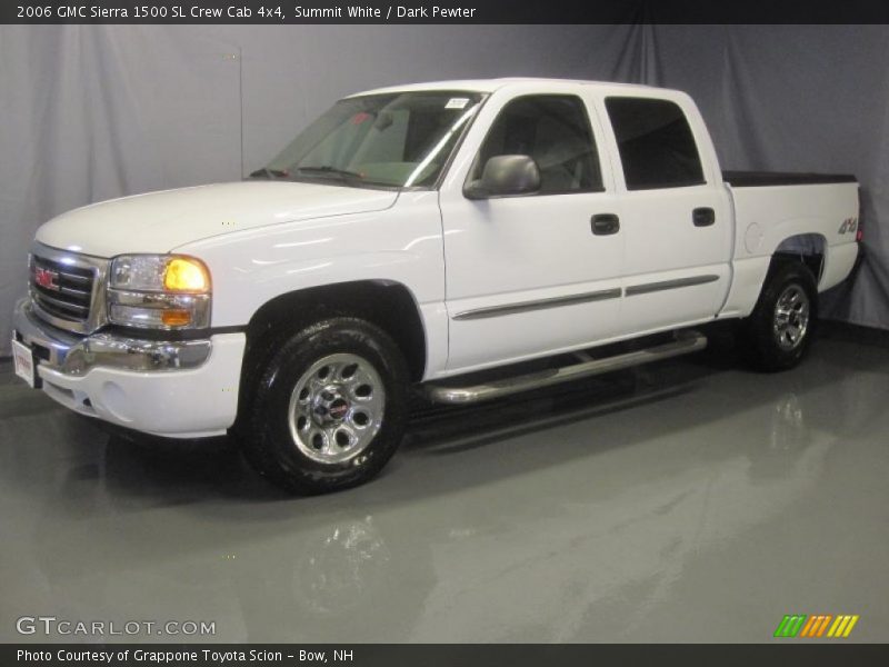 Summit White / Dark Pewter 2006 GMC Sierra 1500 SL Crew Cab 4x4