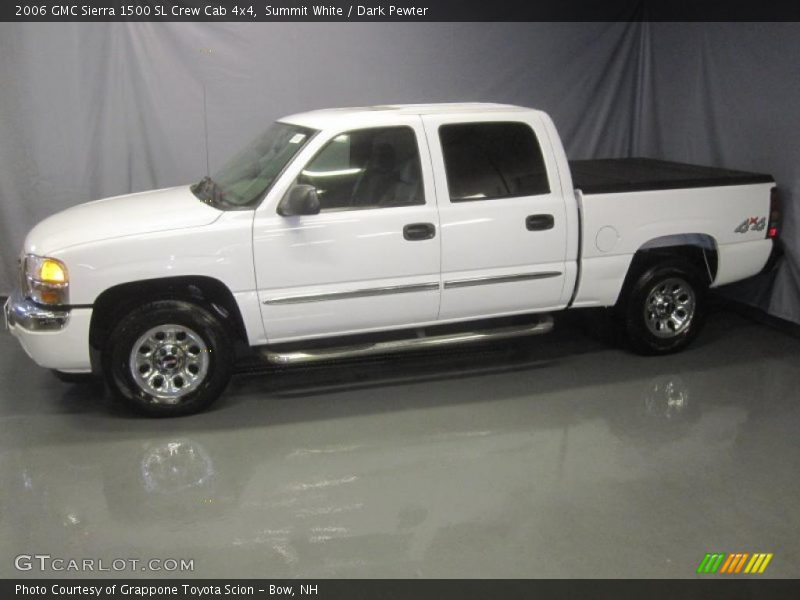 Summit White / Dark Pewter 2006 GMC Sierra 1500 SL Crew Cab 4x4