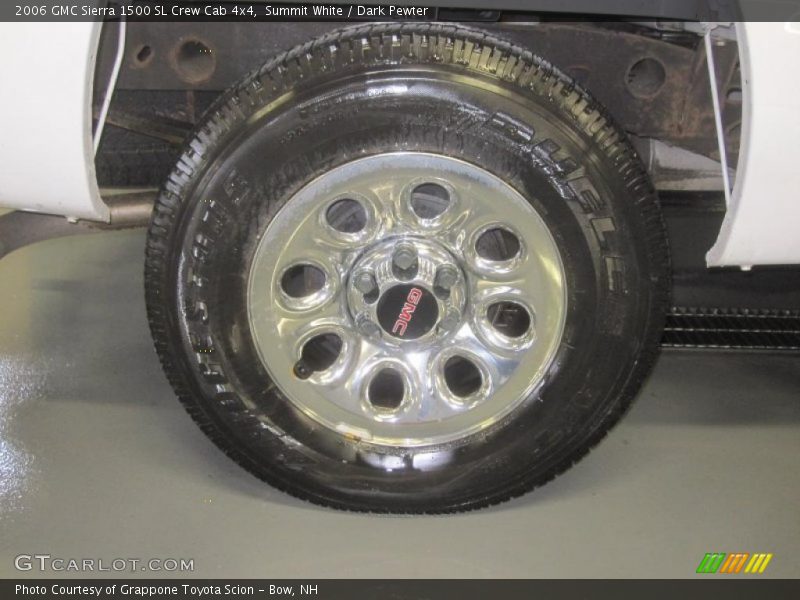 Summit White / Dark Pewter 2006 GMC Sierra 1500 SL Crew Cab 4x4