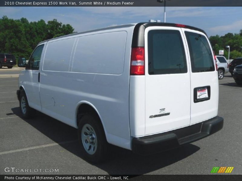 Summit White / Medium Pewter 2010 Chevrolet Express 1500 Work Van