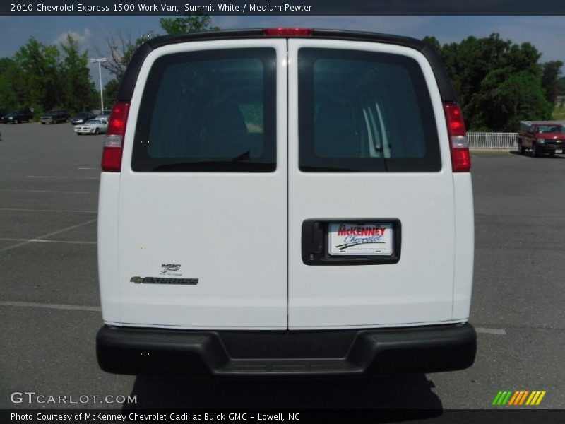 Summit White / Medium Pewter 2010 Chevrolet Express 1500 Work Van