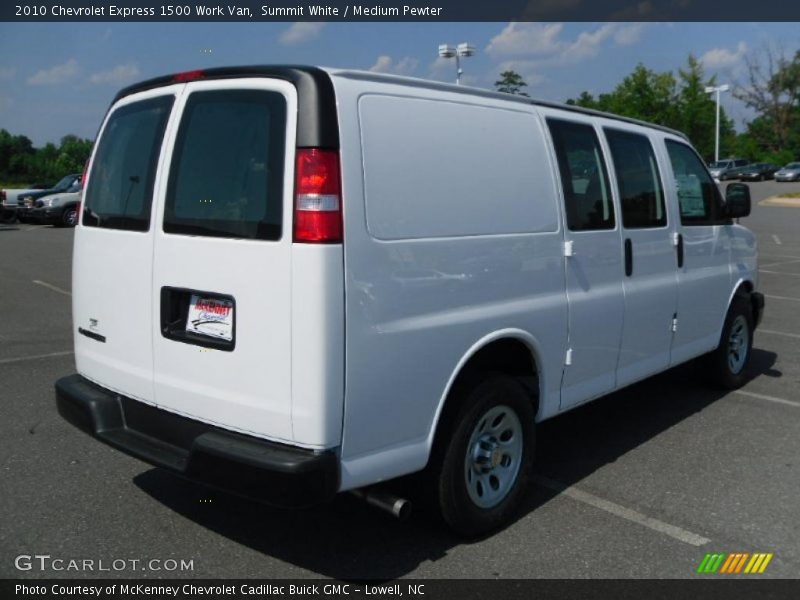 Summit White / Medium Pewter 2010 Chevrolet Express 1500 Work Van