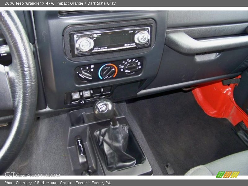 Impact Orange / Dark Slate Gray 2006 Jeep Wrangler X 4x4