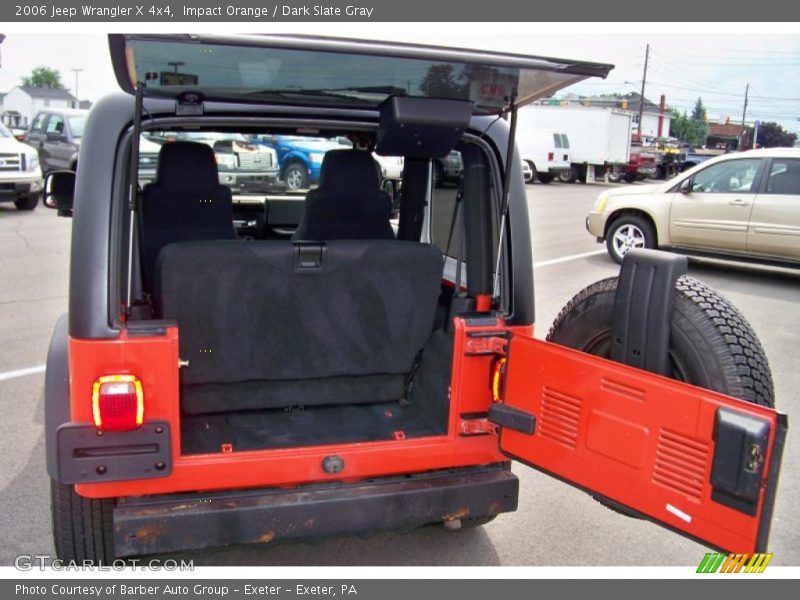 Impact Orange / Dark Slate Gray 2006 Jeep Wrangler X 4x4