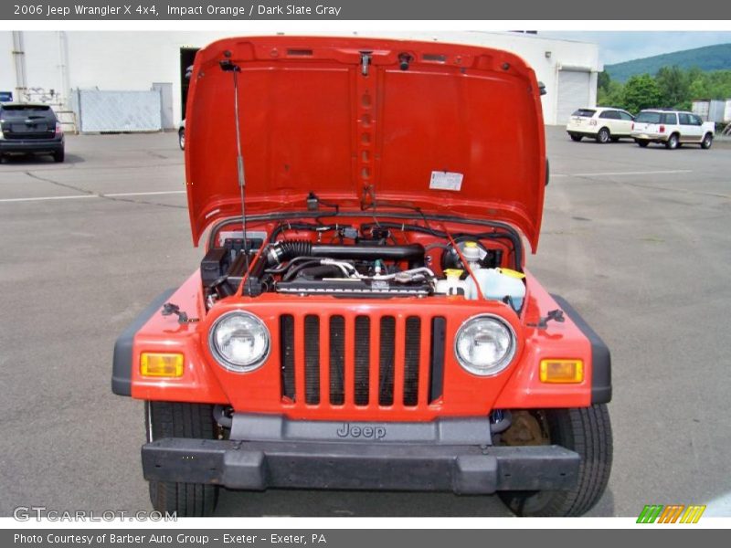 Impact Orange / Dark Slate Gray 2006 Jeep Wrangler X 4x4