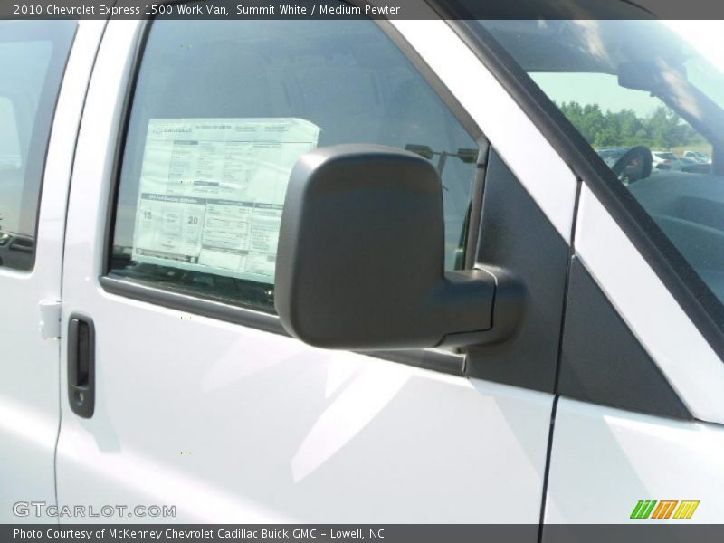 Summit White / Medium Pewter 2010 Chevrolet Express 1500 Work Van