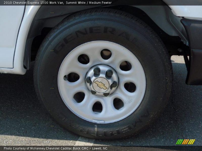 Summit White / Medium Pewter 2010 Chevrolet Express 1500 Work Van