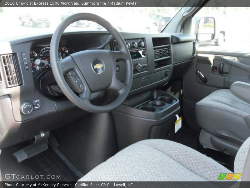 Summit White / Medium Pewter 2010 Chevrolet Express 1500 Work Van