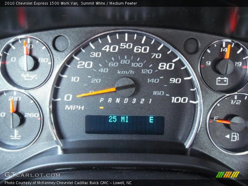 Summit White / Medium Pewter 2010 Chevrolet Express 1500 Work Van