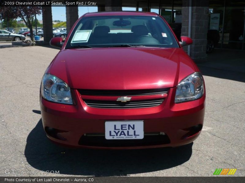 Sport Red / Gray 2009 Chevrolet Cobalt LT Sedan
