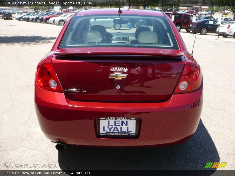 Sport Red / Gray 2009 Chevrolet Cobalt LT Sedan